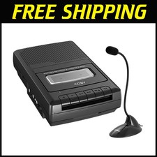 Classic Black Audio Device with Aux  Headphone Jack