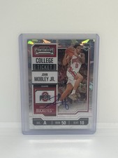 2025 Panini Ohio St NIL - #20 John Mobley Jr College Ticket Cracked Ice Auto /25