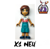 Lego® Friends ● Leo - White Coral Chef Shirt ● Minifigur ● Frnd0593 ● Neuware