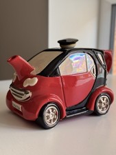 Vintage Swineside Teapottery  Red Smart Car Novelty Teapot «TWO4TEA»