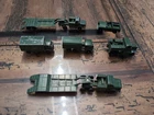 LESNEY MATCHBOX ARMY SET MADE IN ENGLAND, Lorry, Ambulance, Rover, Transport Vtg
