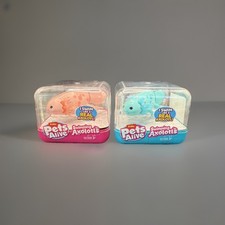 ZURU Pets Alive Axolotl Robotic Swimming Pets - SET OF 2 - BLUE PINK - NEW