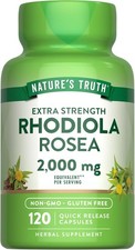 Rhodiola Rosea Root Extract  2000mg  120 Capsules  by Nature's Truth