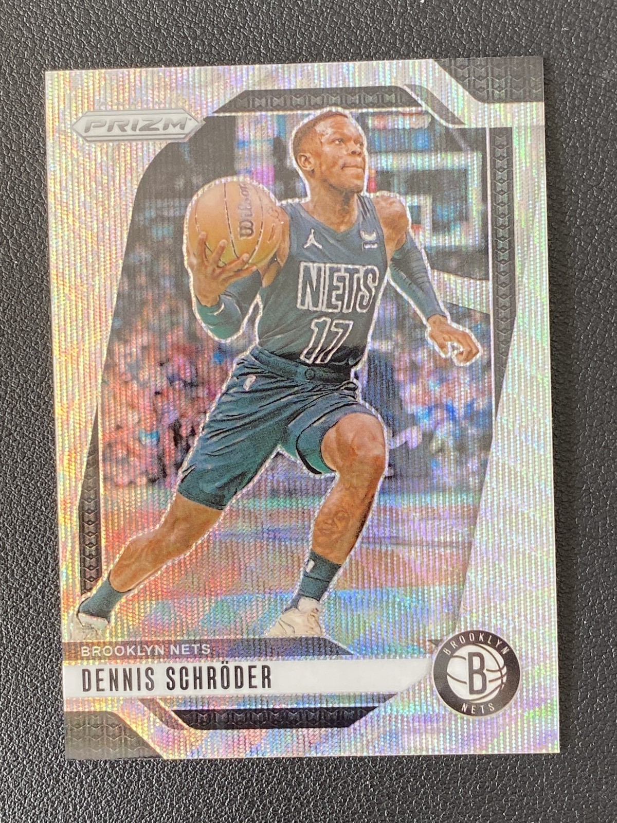 2024-25 Prizm Dennis Schroder #218 Silver Wave