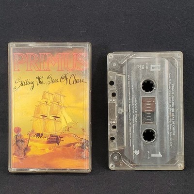 Primus Sailing the Seas of Cheese Cassette 1991 Interscope 7-91659-4 TESTED