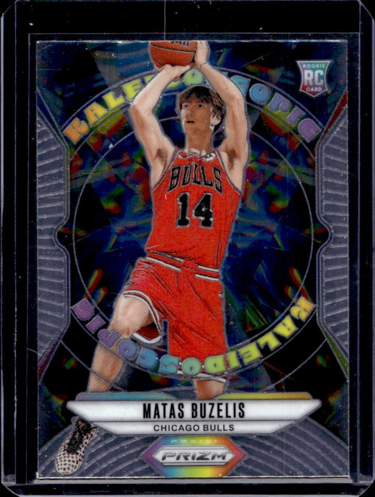 2024-25 Prizm Matas Buzelis Kaleidoscopic RC Rookie #27 Bulls