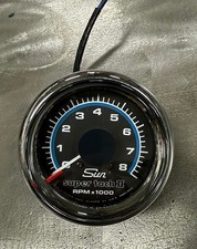 Sun Super Tach Ii Blue Line 8000 Rpm Tachometer  Made In Usa
