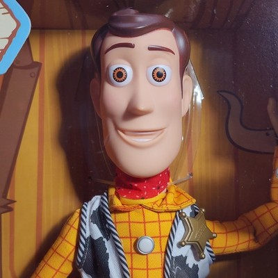 Thinkway Toys Woody Sheriff Talking Figure Roundup Signature