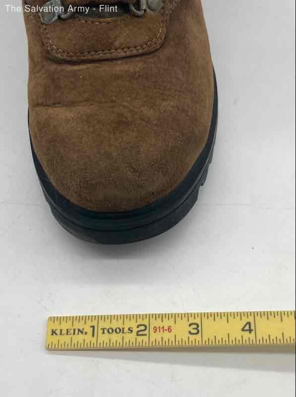 Great Lakes Mens Brown Leather Round Toe Lace Up Ankle Hiking Boots ...