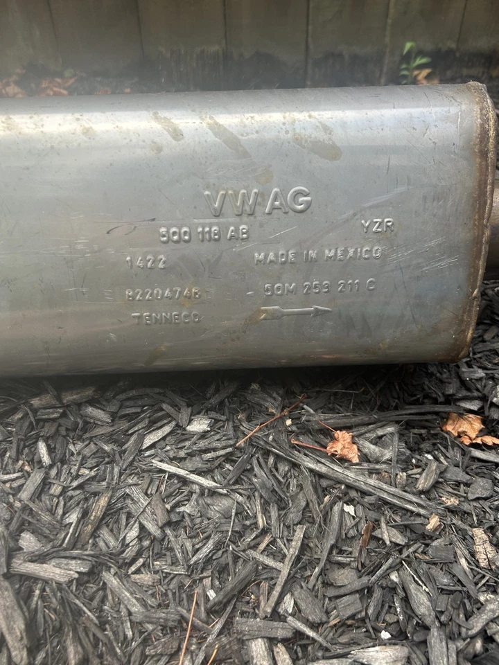2019-2023 Volkswagen Jetta GLI 2.0 Mid Exhaust Muffler  Resonator 5QM 253 211 C - Image 2 of 2