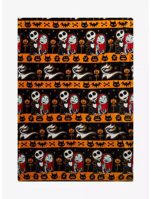 Disney The Nightmare Before Christmas Throw 50 x70   Jack Halloween Sally NEW
