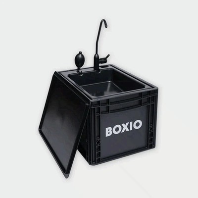 BOXIO - Portable Sink - Compact Mobile Sink for Camping, Garden, Outdoor Events,