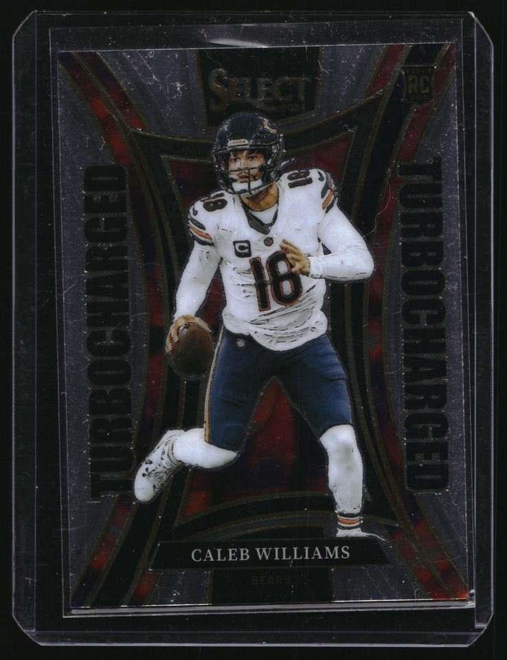 2024 Panini Select Caleb Williams #11 Turbocharged Chicago Bears