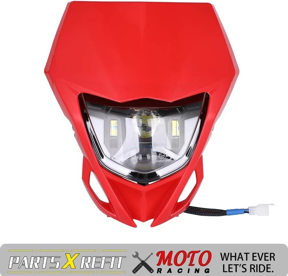 Kit de luces LED para faros de moto de cross AnXin con lente óptica universal para CRF Foto 2 de 4