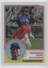 2018 Topps Silver Pack 1983 Topps Design Chrome Series 2 Robinson Cano #72 0w8
