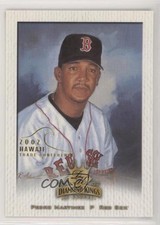 2002 Donruss Diamond Kings 20 Hawaii Trade Conference 4/20 Pedro Martinez px8