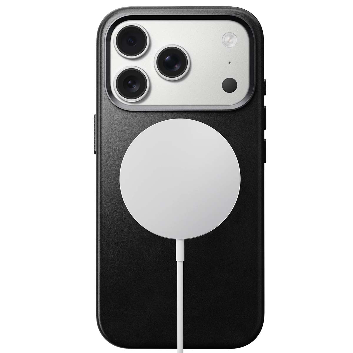 Coque iPhone 17 Pro Nomad en cuir véritable Horween marron premium - 2