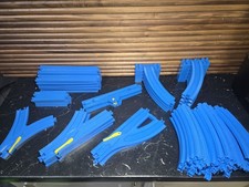 TOMY Thomas Friends Trackmaster Blue Train Track Lot Tracks 120 PC VTG Plarail