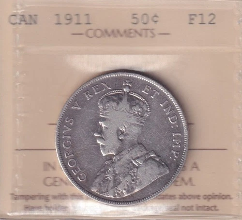 1911 Canada 50 Cents — photo from another recent sale