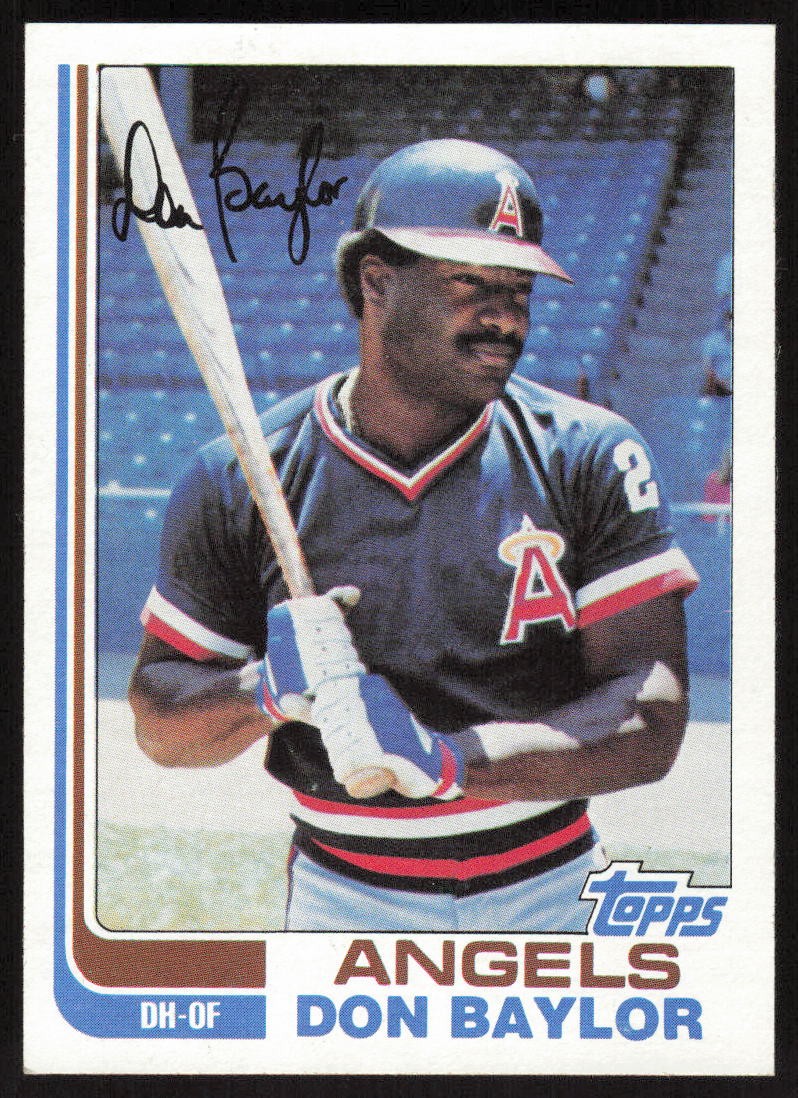 1982 Topps Don Baylor #415 California Angels