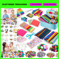 2000 Pcs Arts and Crafts Supplies for Kids - DIY Craft Kits, Creative Fun