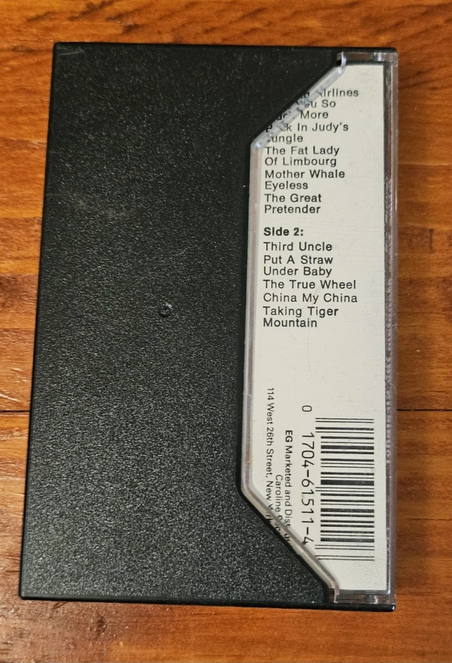 Brian Eno Taking Tiger Mountain ( By Strategy) 1974! Cassette Tape - Image 2 of 4