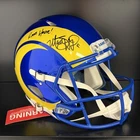 MATTHEW STAFFORD Signed AUTHENTIC Full Size Helmet "Rams House!" RAMS (FANATICS)
