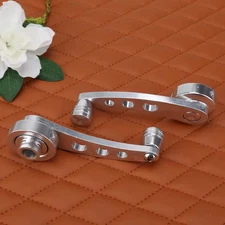 SILVE CAR BILLET ALUMINUM WINDOW CRANK HANDLE WINDER TRUCK PICKUP DOOR UNIVERSAL