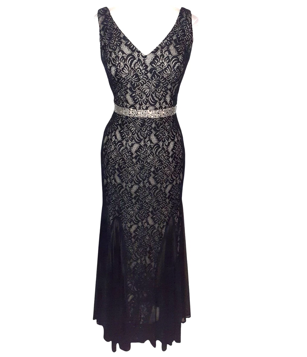 vera wang dress black White Maxi Dress