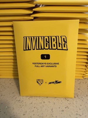 INVINCIBLE Skybound Slabs Yesterdays Full Art Variant Set SEALED PACK 500 MADE!