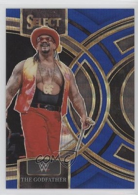 2024 Panini Select WWE Premier Level Blue Wave Prizm /49 The Godfather #129 1jj7