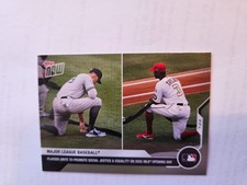 2020 TOPPS NOW AARON JUDGE/J ROBINSON TRIBUTE  PLAYERS UNITE