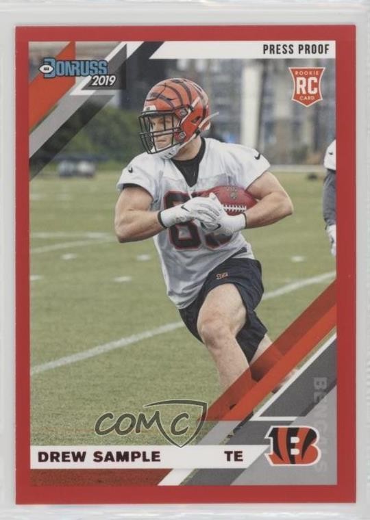 2019 Panini Donruss Rookies Press Proof Red Drew Sample #275 Rookie RC 02xk