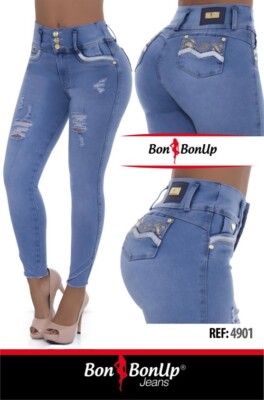Bon Bon Up Jeans Levanta cola jeans colombianos butt lifter levanta pompis  4901 | eBay