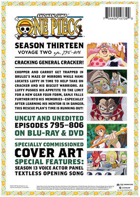 One Piece Season 13 Part 1 BLURAY/DVD SET (Eps # 783-794) (Uncut)