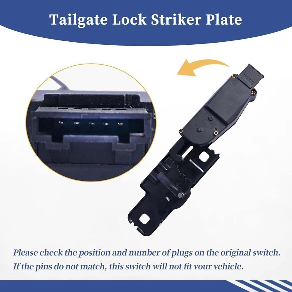 4F9827383G защелка багажника силовая ударная пластина замок двигателя для Audi Q5 Q7 A6 - Изображение 4 из 4