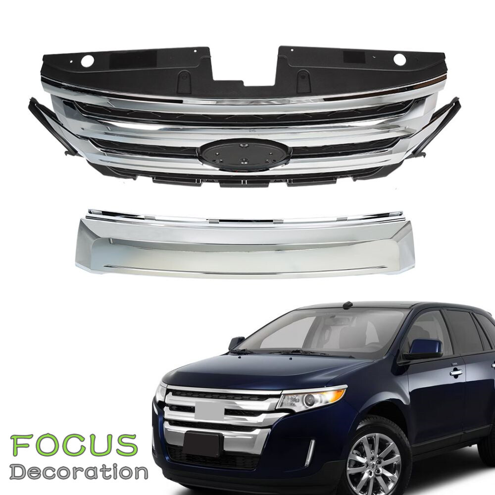 Front Bottom Chrome Grille Molding For 2011-2014 Ford Edge – Direct OE Replacement