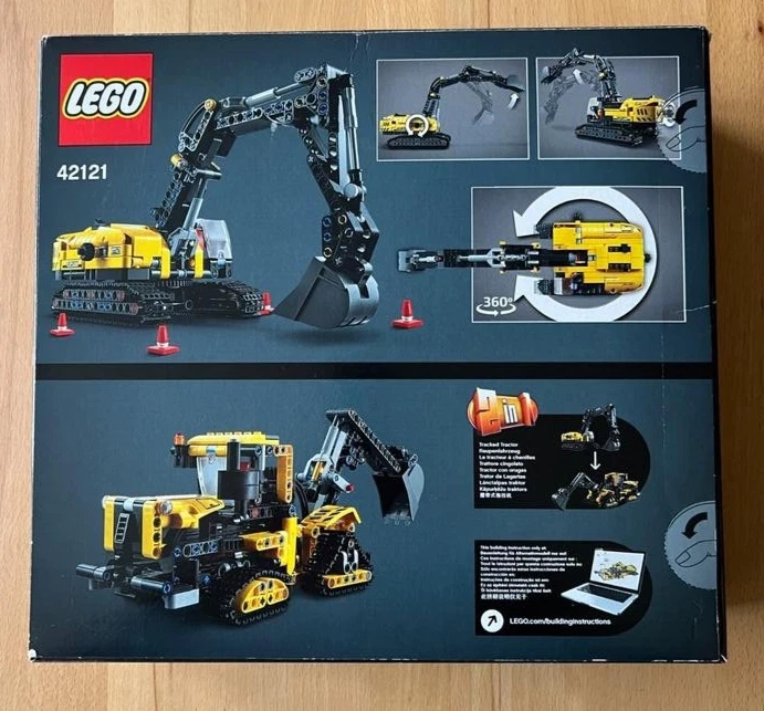 Lego 42121 Technic Heavy-Duty Excavator Building Kit 569 PCS - Image 2 of 4
