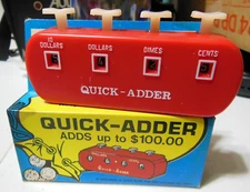 NOS Vintage Pocket Counter Handy Quick Adder #844 Hong Kong In Package