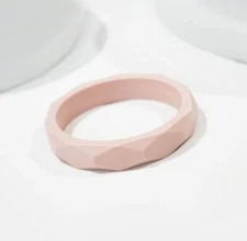 Capri Silicone Teething Bracelet - Blush