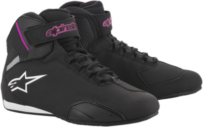 Alpinestars Stella Sektor Riding Shoes Black Fuchsia 7.5