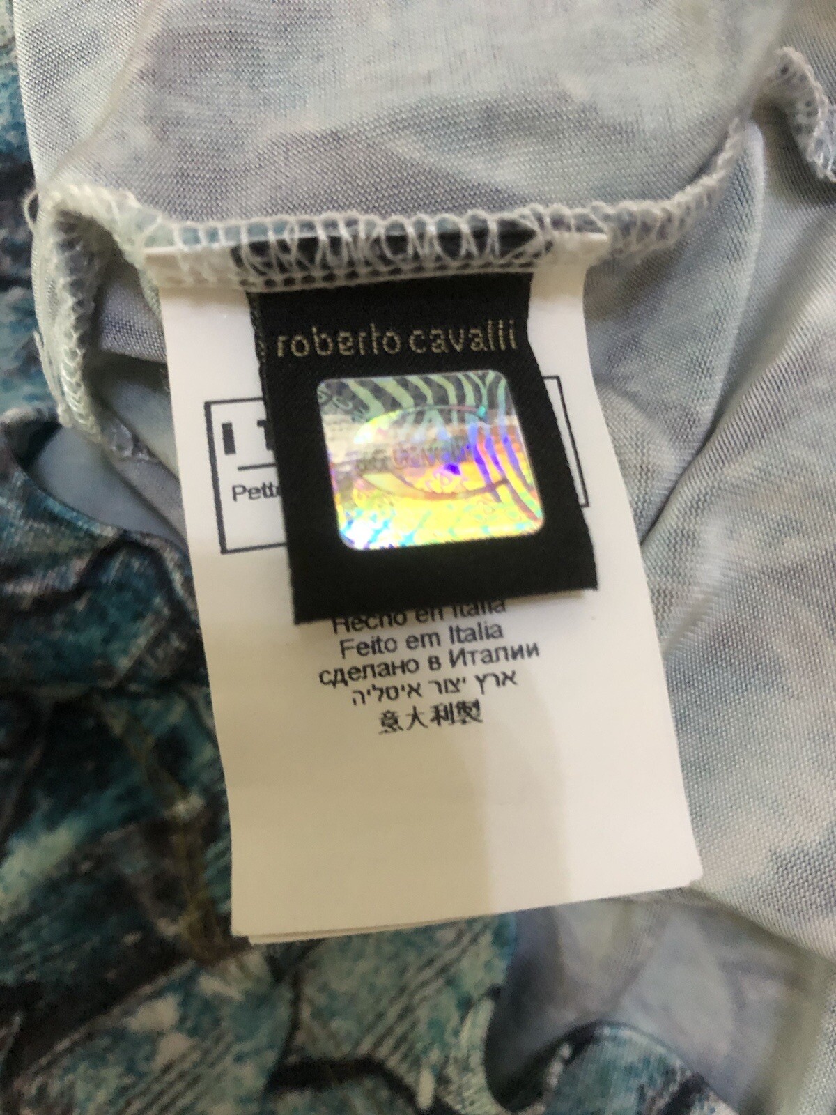 JUST CAVALLI blue blue python pattern blue blue b… - image 8