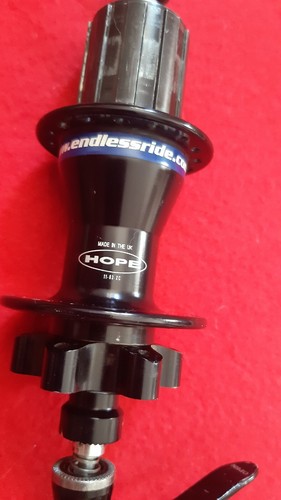 Hope XC Black Rear Hub Moyeu Arrière 9sp Old MTB Bicycle Vélo VTT Vintage - Imagen 2 de 10