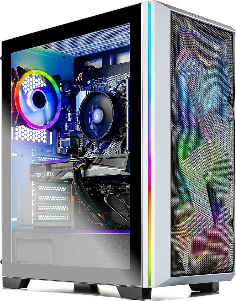 RGB Gaming Desktop i7 Computer PC 32GB RAM 4TB SSD W11 Custom Build - Image 4 of 4
