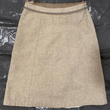 Vintage Gap Cream wool skirt
