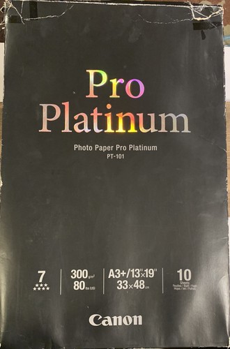 Canon Photo Paper Pro Platinum, 13 x 19 