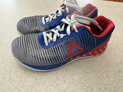 Reebok Womens Nano Weave Crossfit Training Shoes Stars Red White Blue 