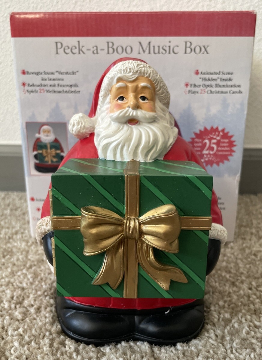 Mr. Christmas ANIMATED MUSIC BOX オルゴール MR. CHRISTMAS
