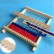 Weaving Loom Craft Kids Educational Yarn DIY Hand Wooden Knitting Machine Craft