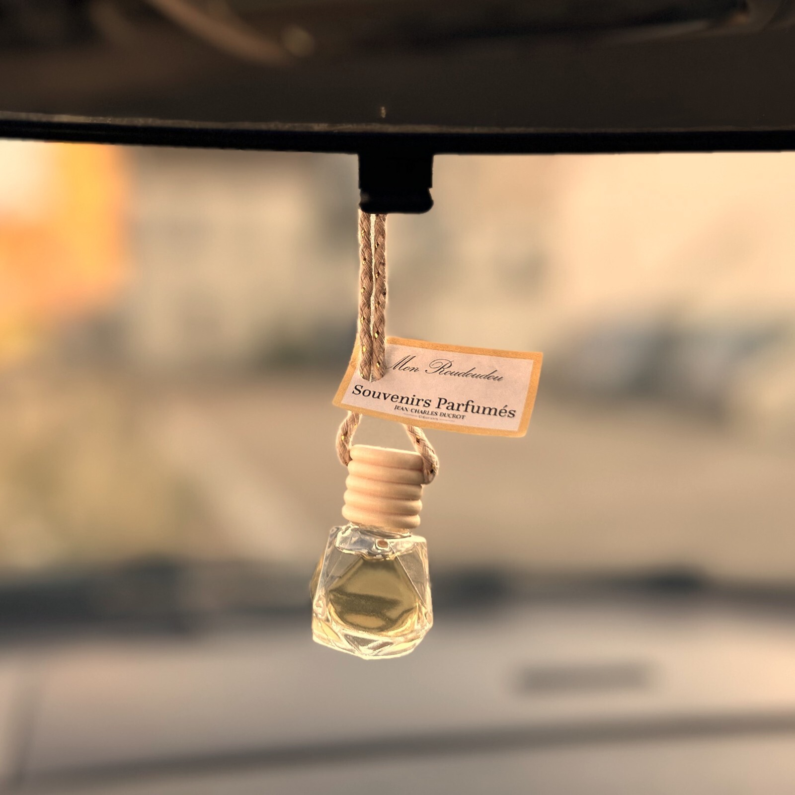 Diffuseur voiture citron sucré avec recharge 30ml haute durabilité